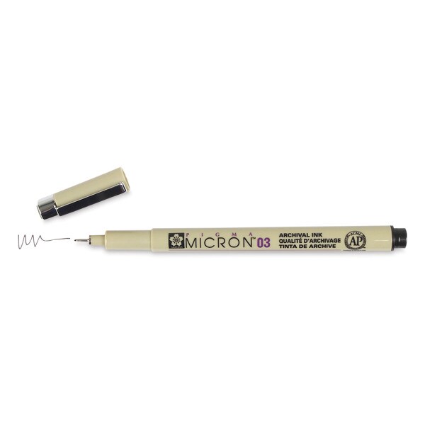 Black Micron 03 Pen